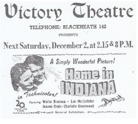 Victory Theatre Home in Indiana Movie Poster
