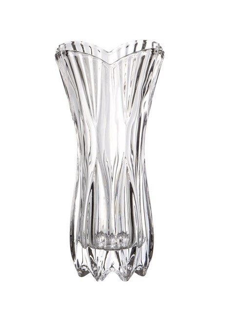 vintage style crystal glass vase